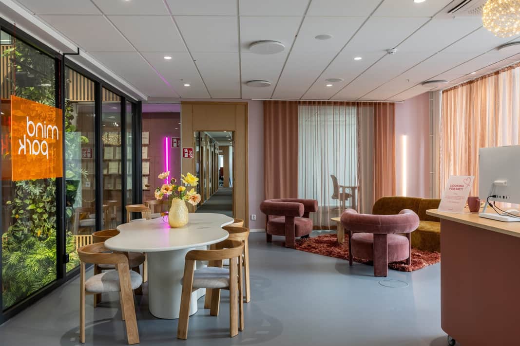 Visionsbild av takterrassen.