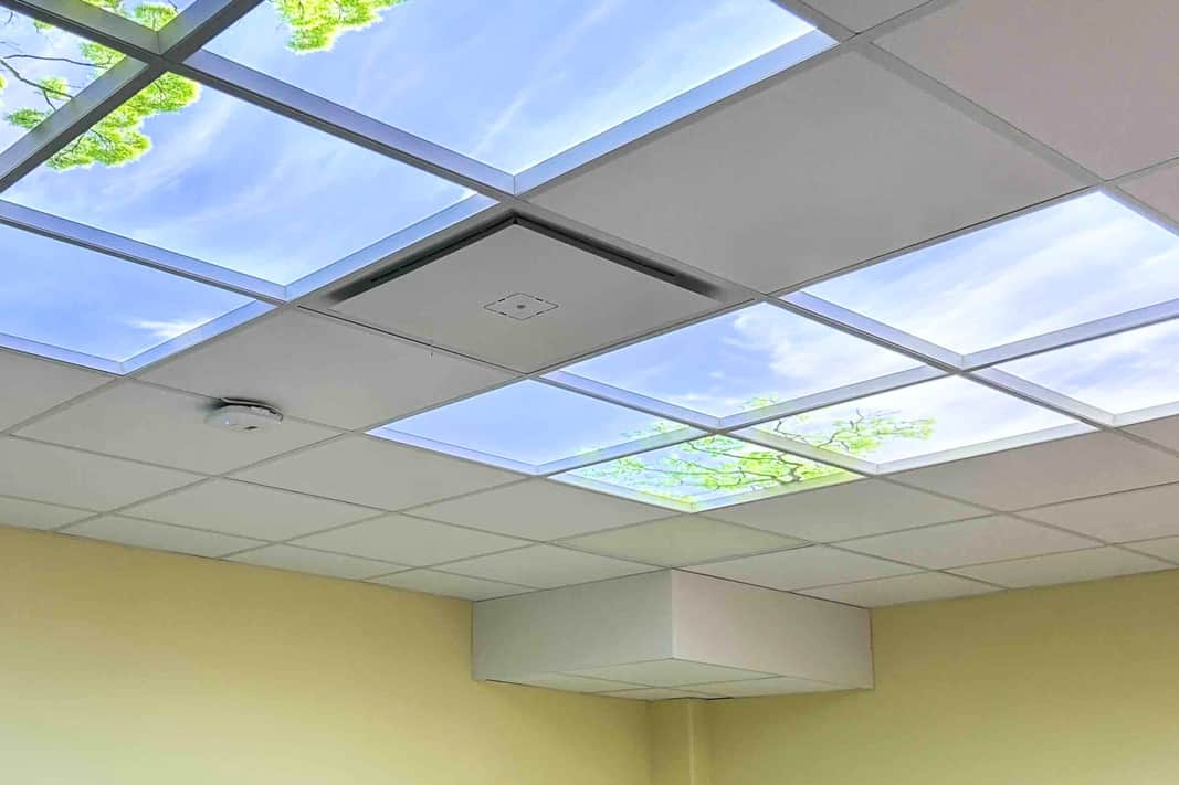 Himlaljus på nya BUP i Kungsbacka