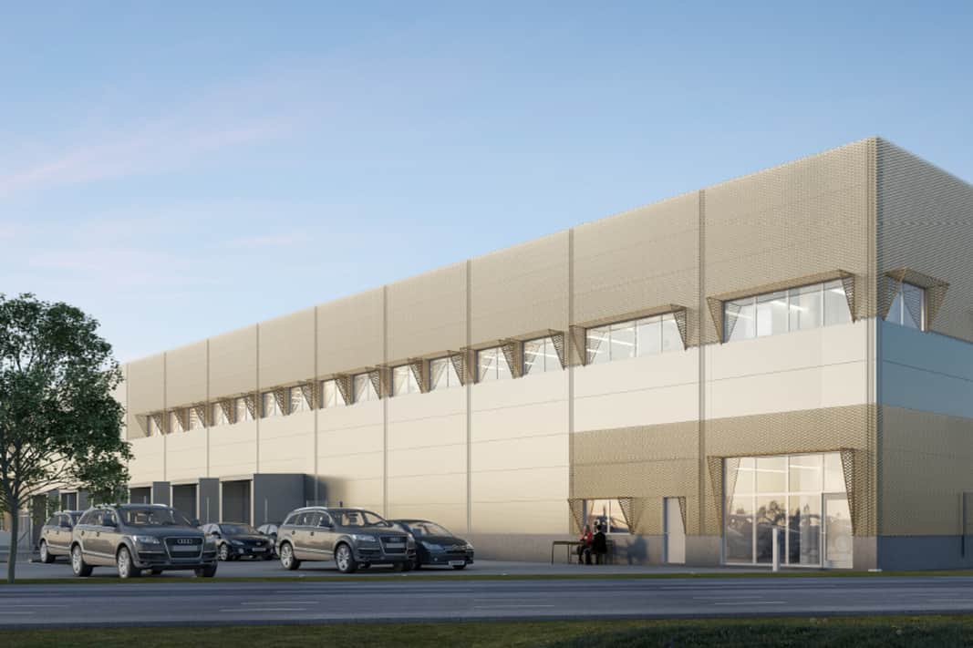 Visionsbild av fastigheten.