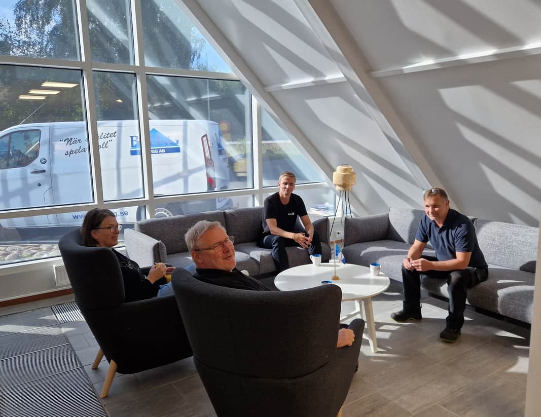 Anställda från Kiwa i deras nya lokal