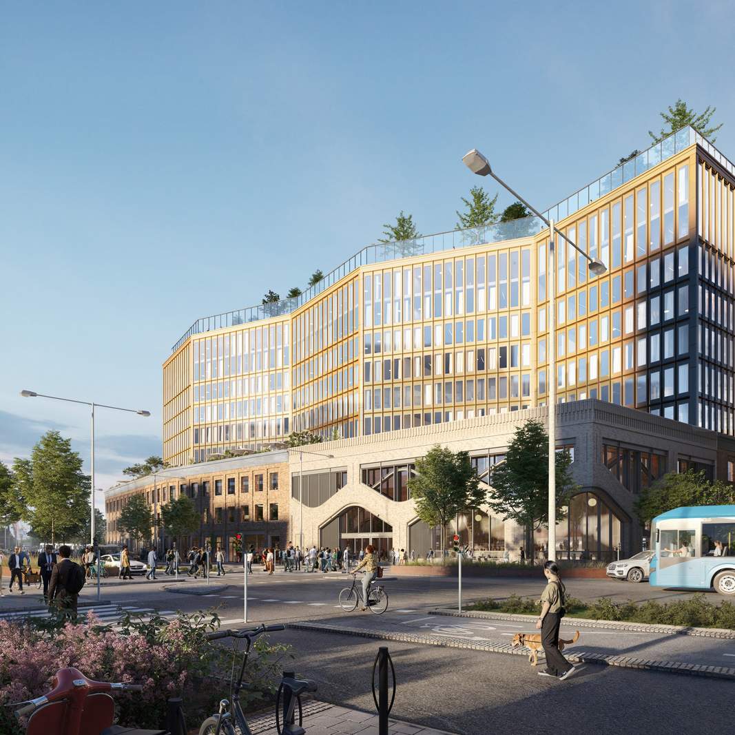 Visionsbild av fastighet.