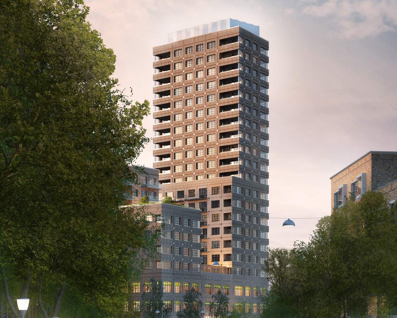 Visionsbild av fastigheten.