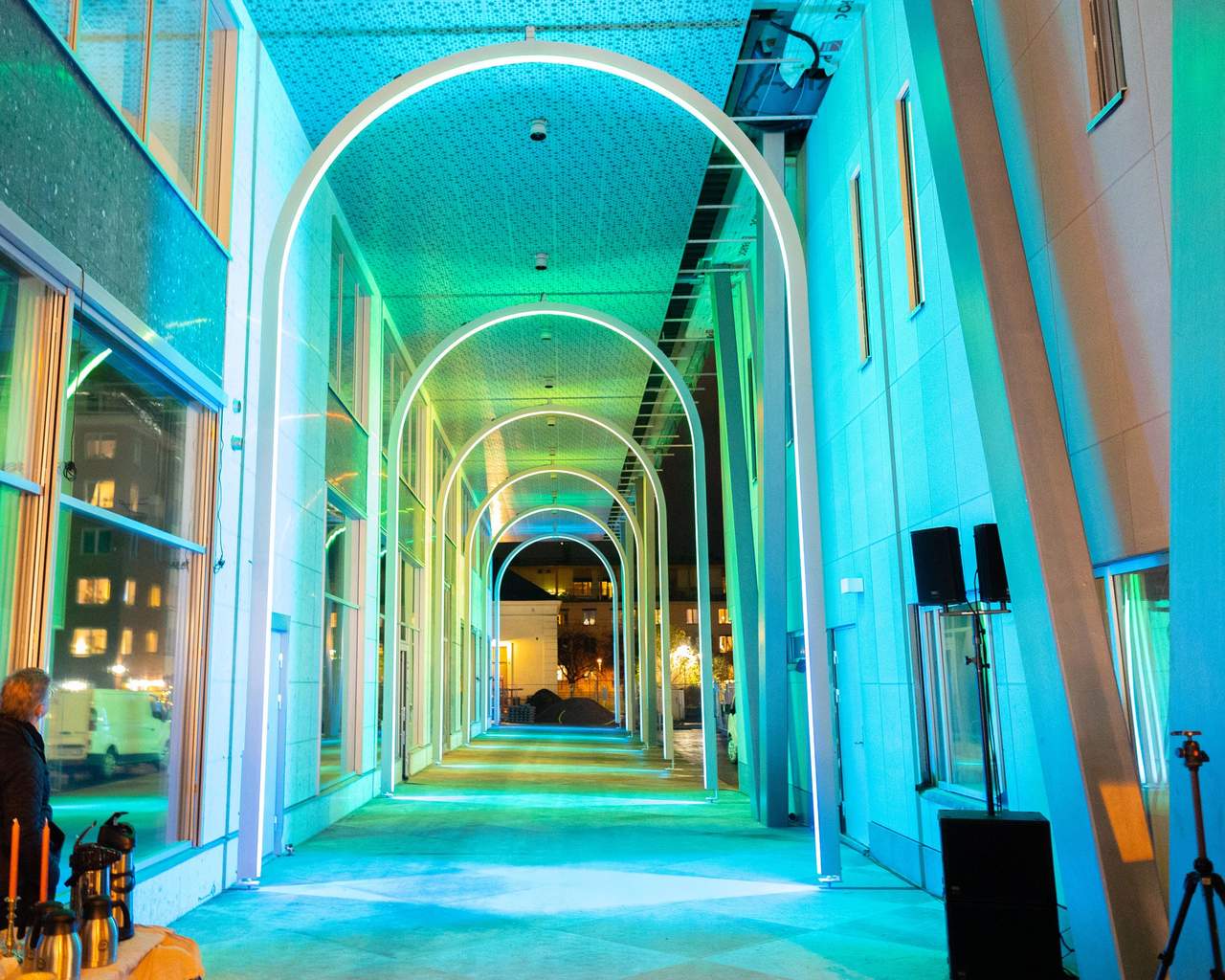 Visionsbild av takterrassen.