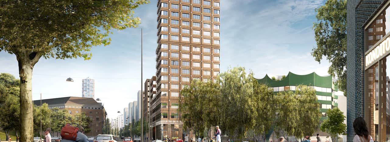 Visionsbild av fastigheten.