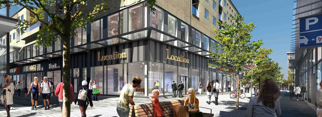 Visionsbild av området.