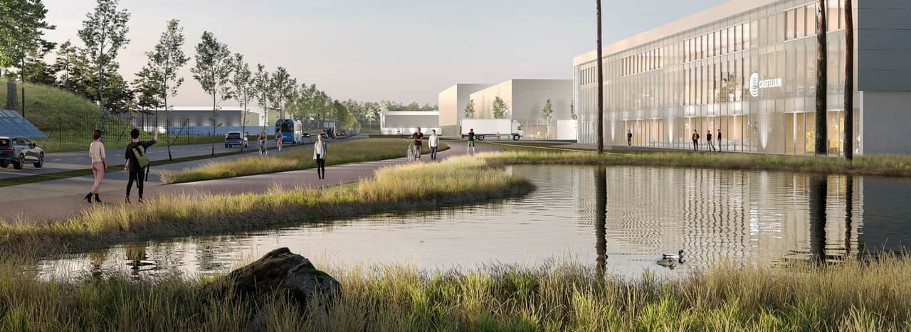 Animation med grön bakgrund.