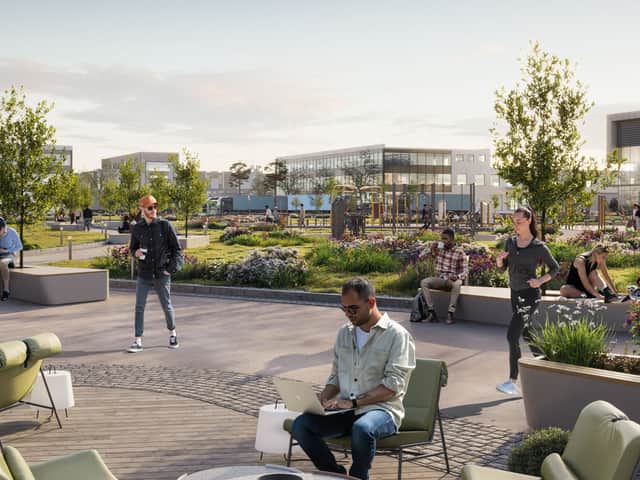 Närbild av person i solnedgång.