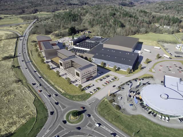 Visionsbild av området.