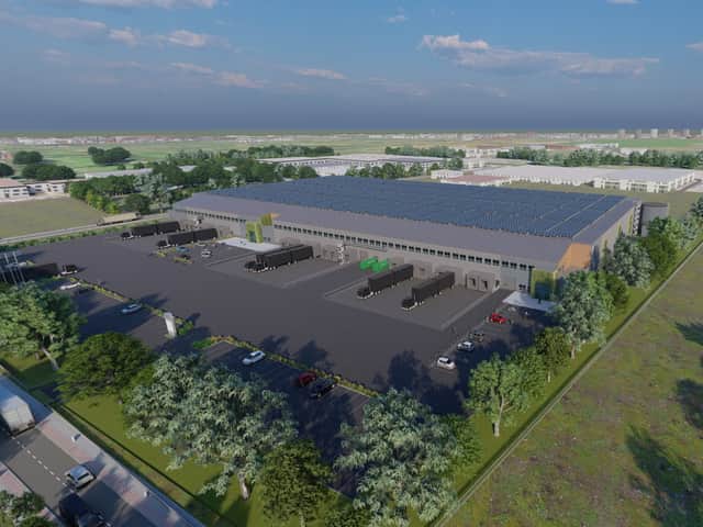 Visionsbild från Nyhamnen.