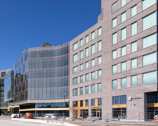 Visionsbild över torg i Malmö.