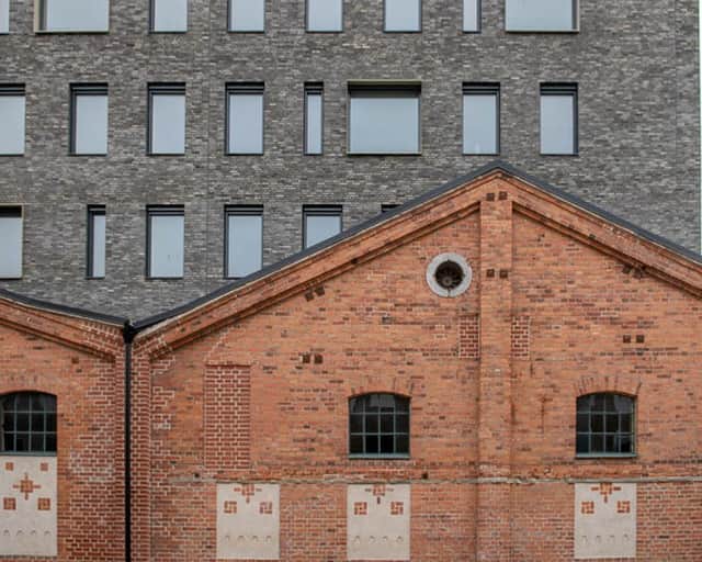 vy över gata i Kopparlunden