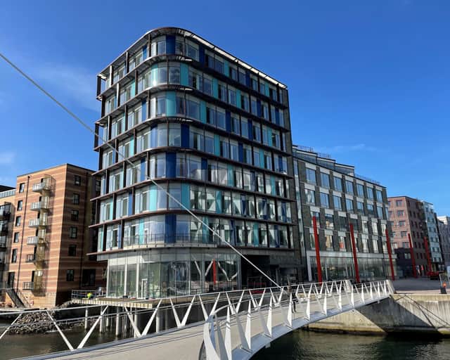 Fasad i Helsingborg GreenHaus