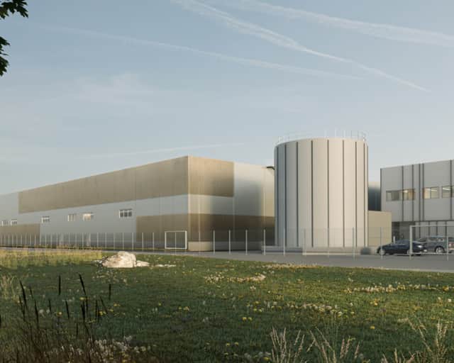 Visionsbild av fastigheten.