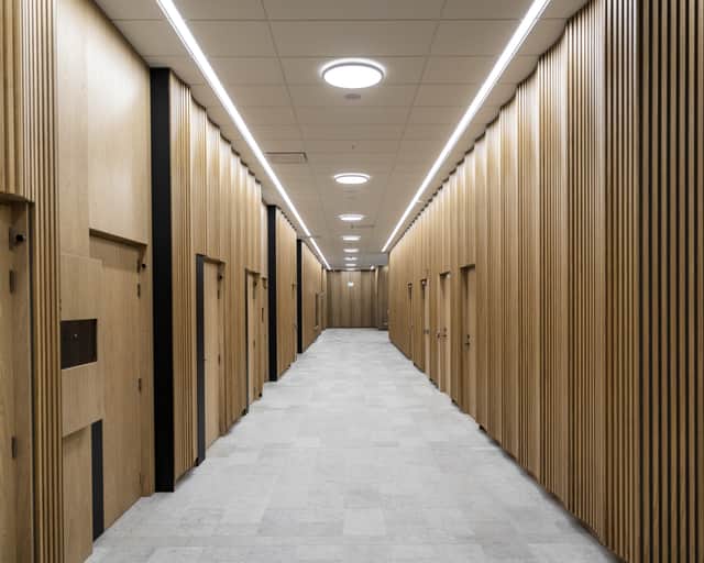 Visionsbild av trapphus.