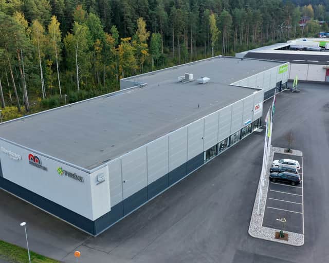 Vy över en del av en fastigheten