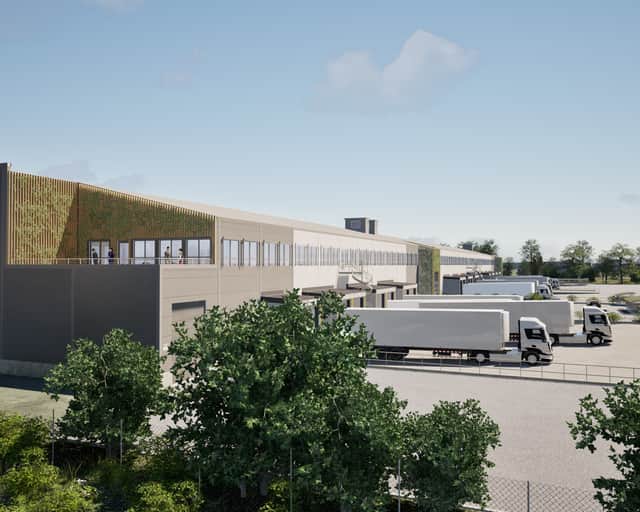 Visionsbild av fastigheten.