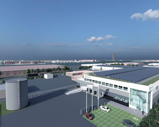 Visionsbild av fastigheten