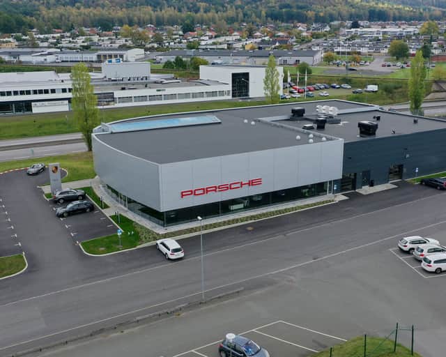 Vy över fastigheten.