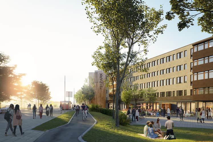 Visualisering av fastighet.