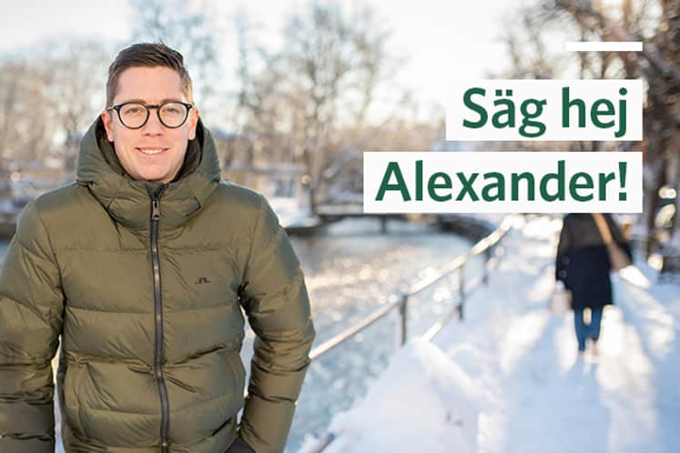 Porträttbild av Alexander.