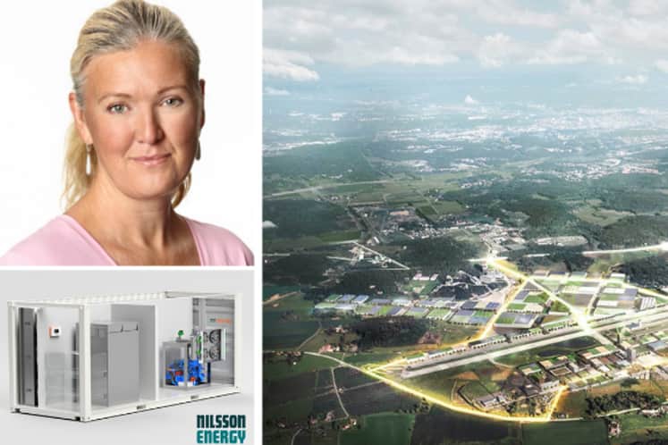 Bildkollage med Martina Wettin.