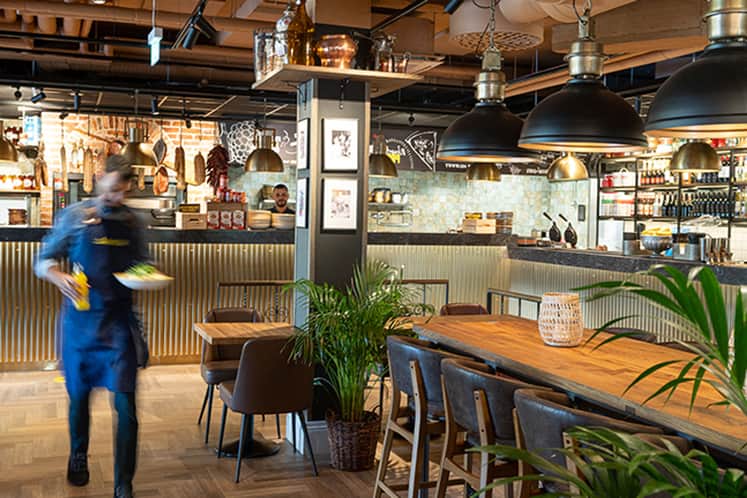 Interiörbild från restaurangen.