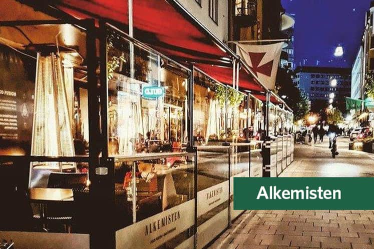 Exteriörbild av restaurangen.