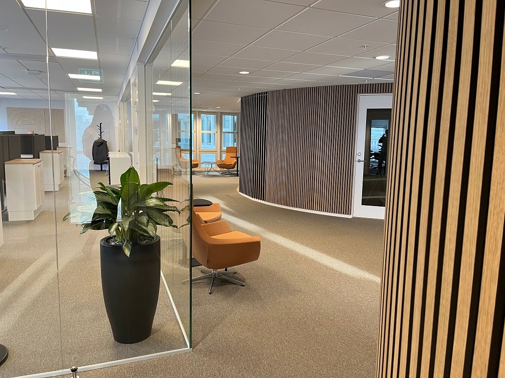 Interi&ouml;rbild fr&aring;n kontoret.