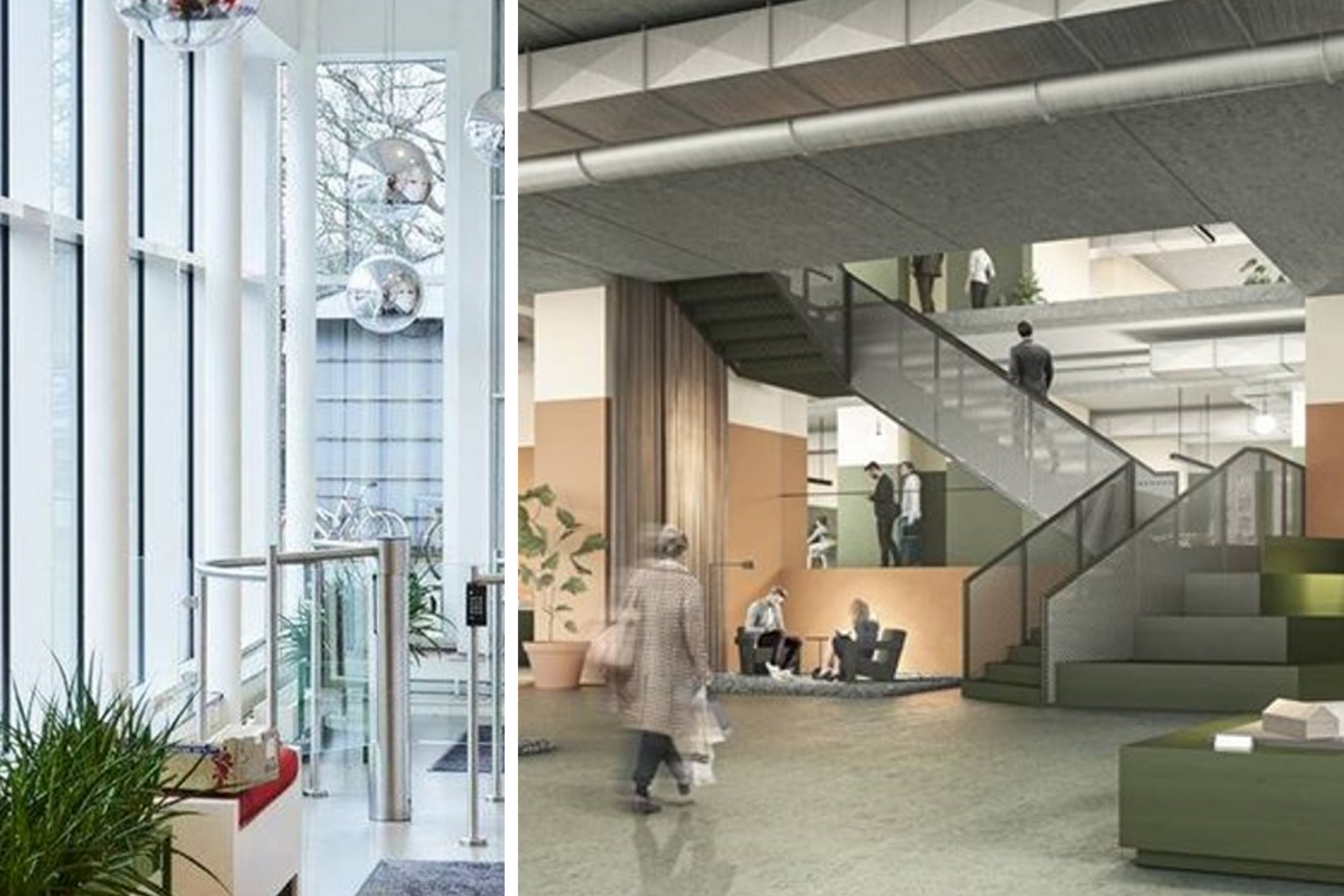 Visionsbild över foajen.