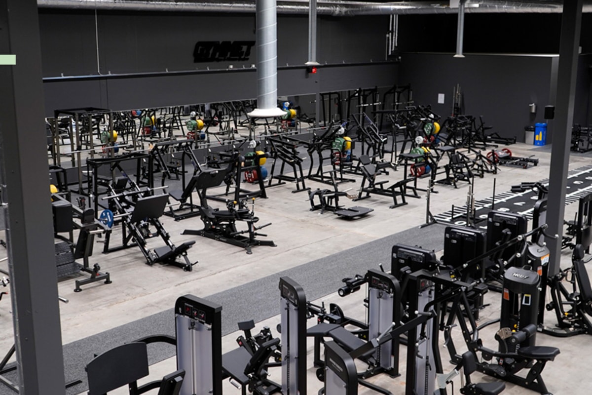 Interi&ouml;rbild fr&aring;n gymmet.