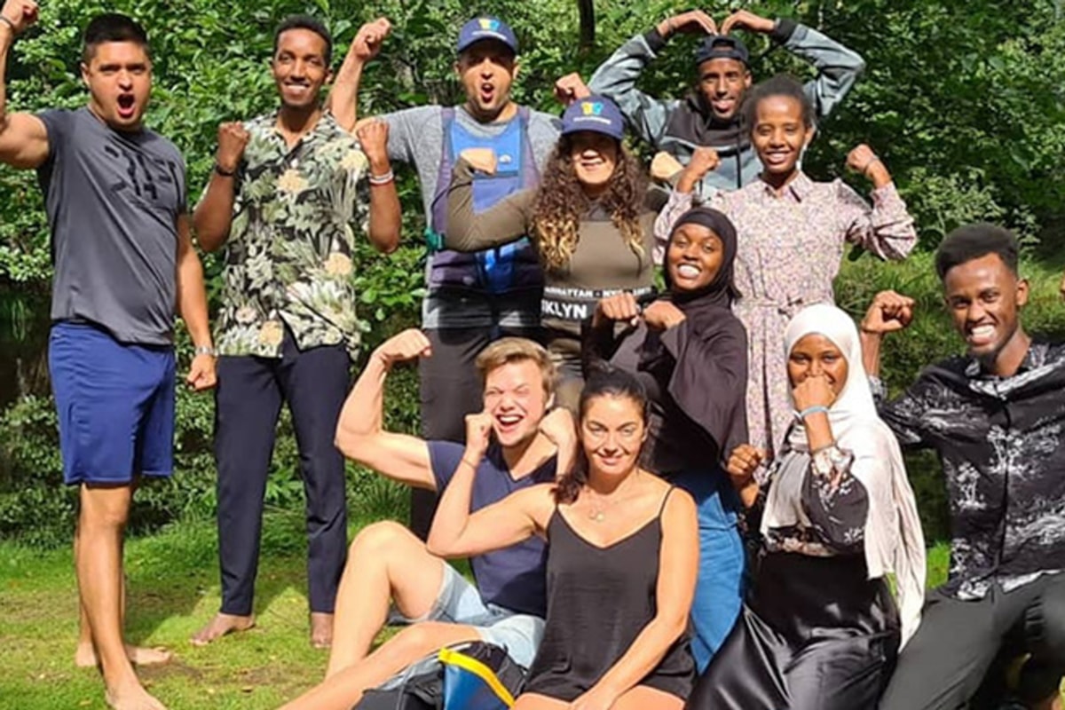 Gruppbild p&aring; deltagare i Young Future.